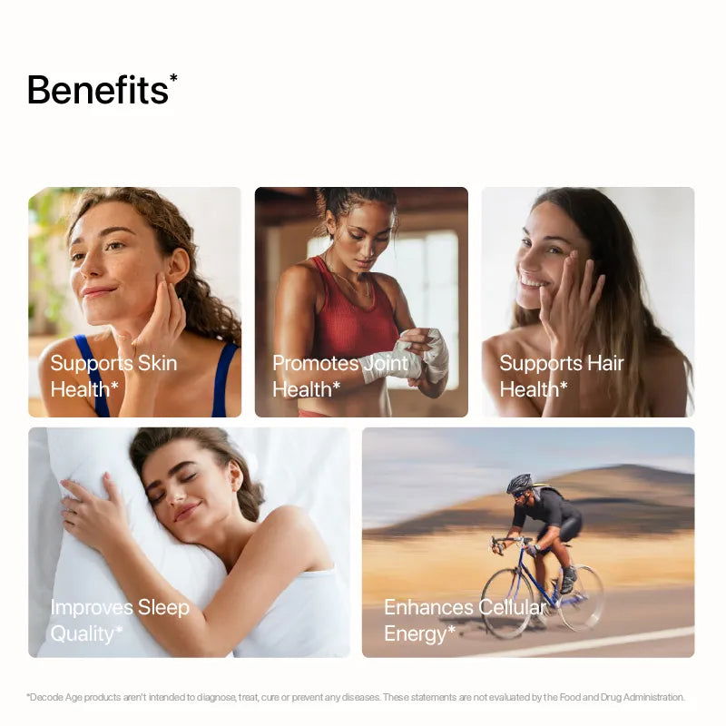 OptiAge™ Marine Collagen Peptide | 75g, 14 servings - Decode Age