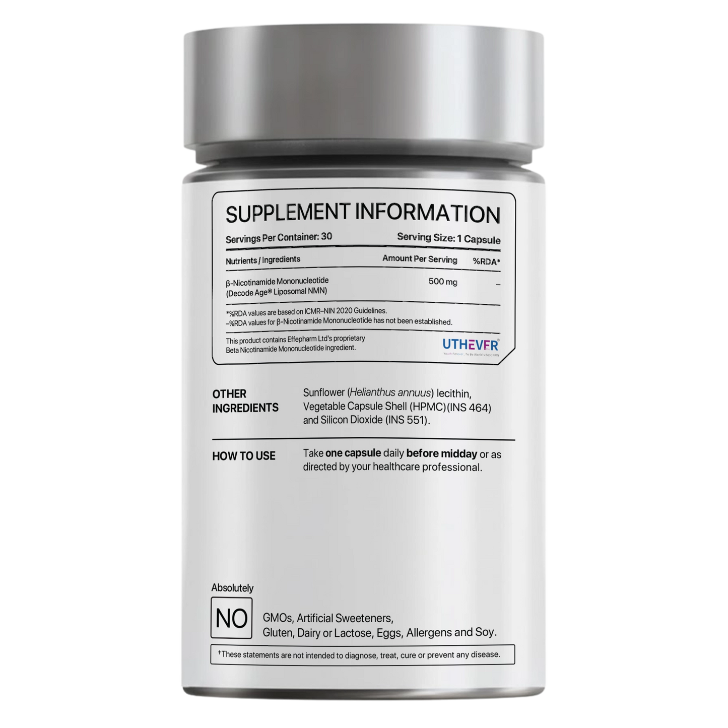 Liposomal NMN