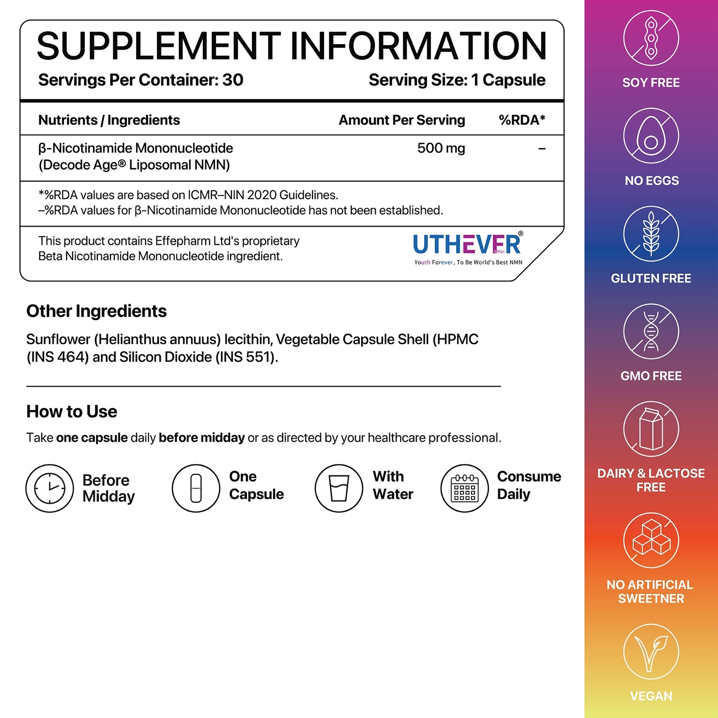Liposomal NMN