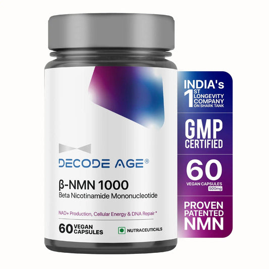 β- NMN | Beta-Nicotinamide Mononucleotide | 1000mg - Decode Age