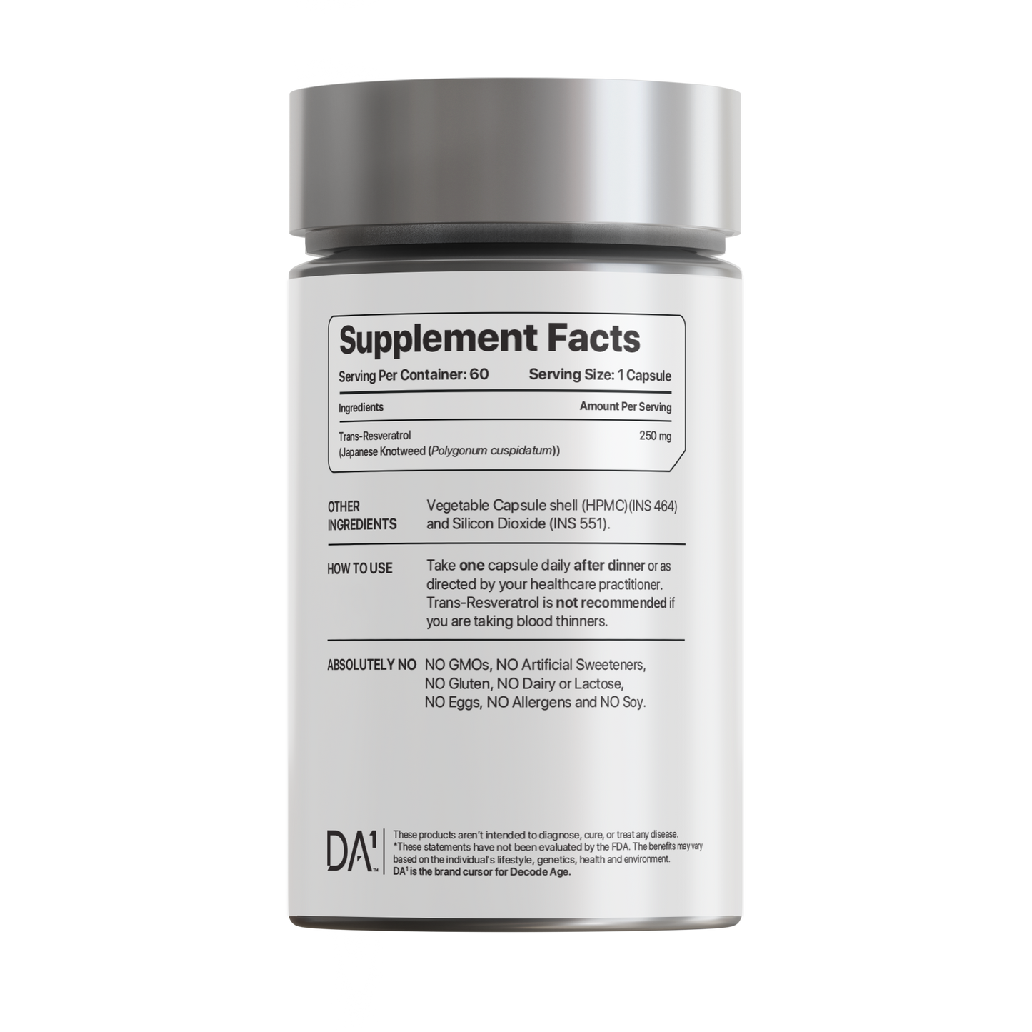 Trans Resveratrol 250