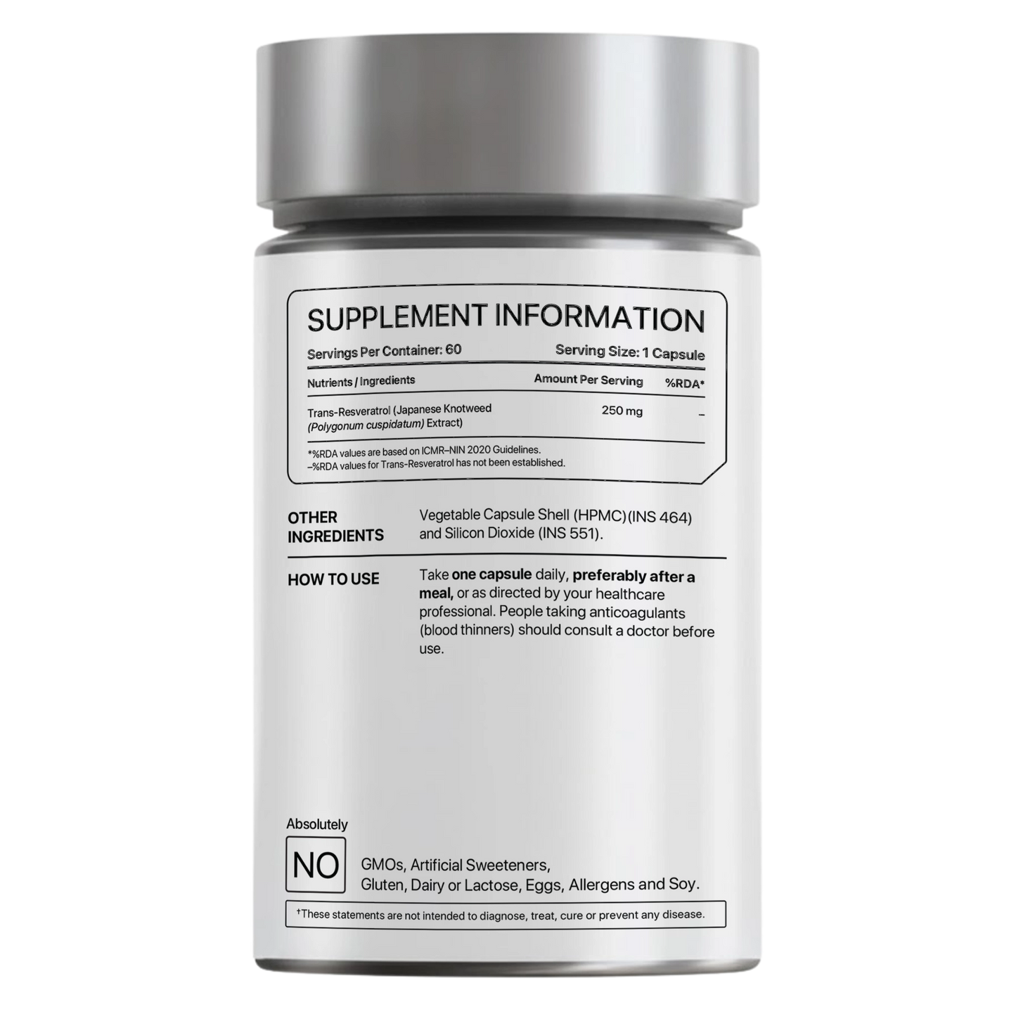 Trans Resveratrol 250