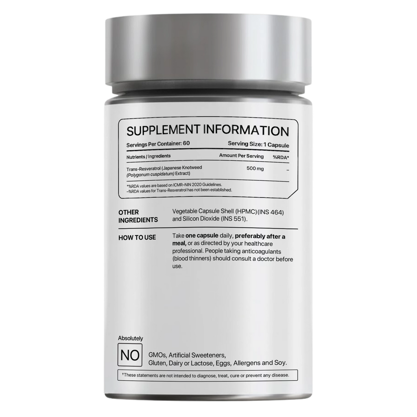 Trans Resveratrol 500